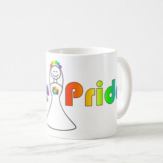 Braut-Stolz-Tasse Kaffeetasse (VorderseiteRechts)