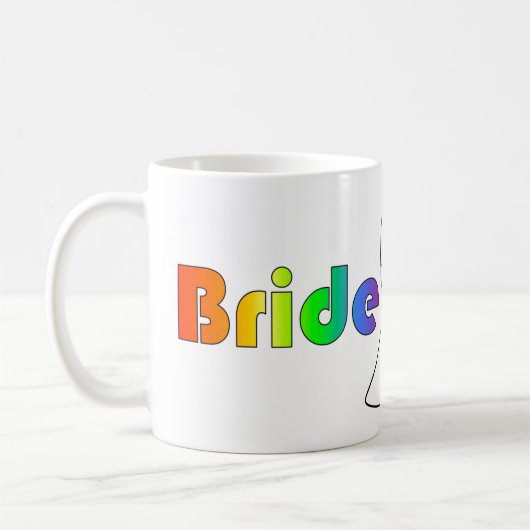 Braut-Stolz-Tasse Kaffeetasse (Links)