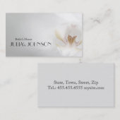 Braut-Stylist-Floristen-Hochzeits-Kleidersalon Visitenkarte (Vorne/Hinten)