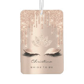 Braut süß zu sein 16. Rosa Rose Park Diamond Autolufterfrischer (Rückseite)