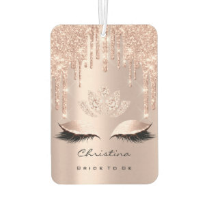 Braut süß zu sein 16. Rosa Rose Park Diamond Autolufterfrischer