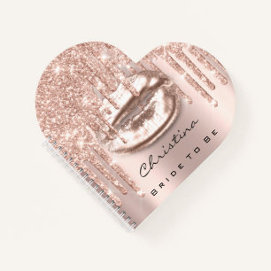 Braut süß zu sein 16. Tropfen Princess Makeup Lips Notizblock