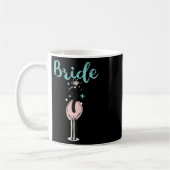 Braut - Süße Flamingo Junggesellinnenabschied Brau Kaffeetasse (Links)