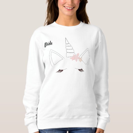 Braut-Sweatshirt Sweatshirt (Vorderseite)