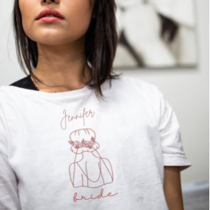 Braut T-Shirt für Junggesellinnenabschied