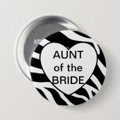 Braut-Tante Button (Vorne & Hinten)