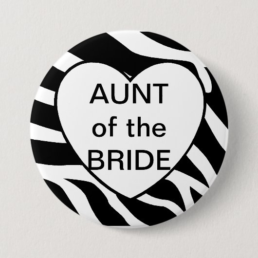 Braut-Tante Button (Vorderseite)