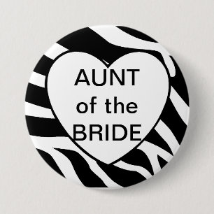 Braut-Tante Button
