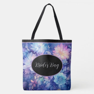 Braut-Tasche Florale Pfingstrosen Mehrfarbig Druck Tasche
