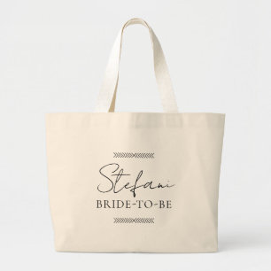 Braut-Tasche Junggesellinnen-Abschied Geschenk Jumbo Stoffbeutel