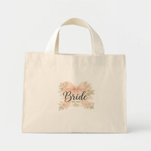 Braut-Tasche, Personalisiertes Brautgeschenk, EST. Mini Stoffbeutel