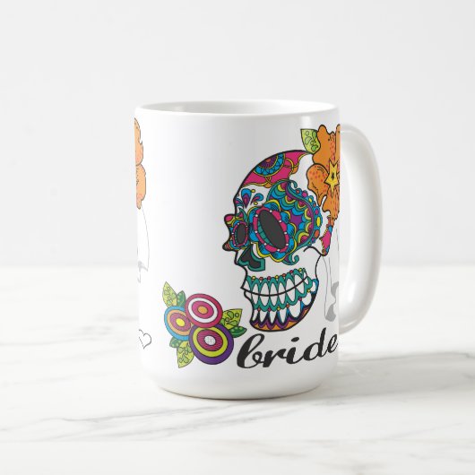 Braut-Tasse Kaffeetasse (VorderseiteRechts)