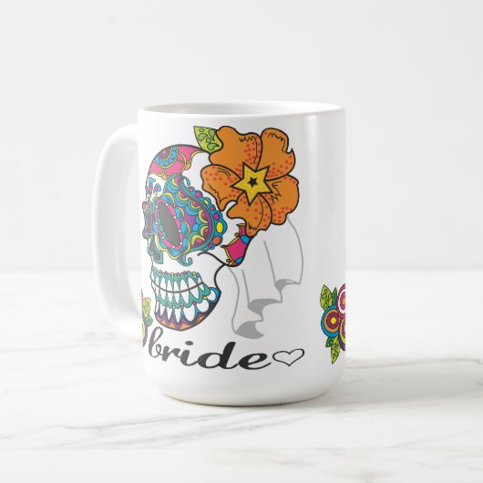 Braut-Tasse Kaffeetasse (Vorderseite Links)