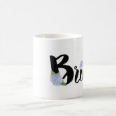 Braut-Tasse - lila Hydrangeas Kaffeetasse (Mittel)