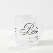 Braut-Tasse Mattglastasse (VorderseiteRechts)