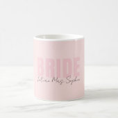 Braut-Tasse | Personalisierte zukünftige Mrs. Name Kaffeetasse (Mittel)