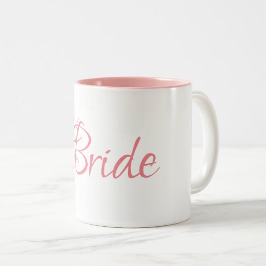 Braut-Tasse Zweifarbige Tasse (VorderseiteRechts)