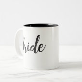 Braut-Tasse Zweifarbige Tasse (Vorderseite Links)