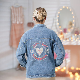 Braut-Team-Denimjacke Jeansjacke