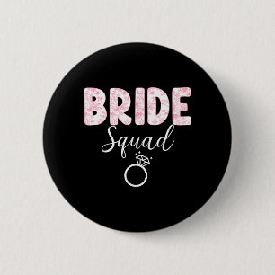 Braut-Team Junggesellinnenabschied Coquette Bow Button