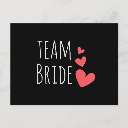 Braut-Team Postkarte (Vorderseite)