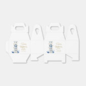 Braut-Teaparty Chinoiserie Blau Brautdusche Geschenkschachtel (Ungefaltet)