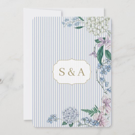 Braut-Teeparty Einladung (Rückseite)