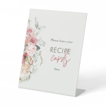 Braut-Teeparty-Rezeptkarte