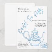 Braut-Teil-Feier Einladung (Vorne/Hinten)