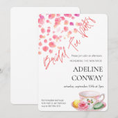 Braut-Teilhabefest Einladung (Vorne/Hinten)