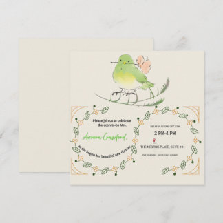 Braut-to-Be-Einladung | Anpassbare Florale Braut Einladung