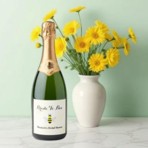 Braut-to-be-Junggesellinnenabschied Schaumweinetikett