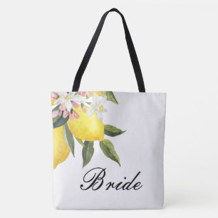 Braut-Tote-Rucksack mit Zitronen Tasche