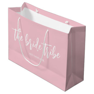 Braut Tribe Blush Rosa Hochzeit Große Geschenktüte