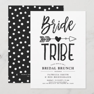 Braut Tribe   Bridal Brunch Hochzeit Einladung