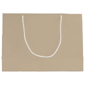 Braut Tribe Champagner Beige Hochzeit Große Geschenktüte (Rückseite)