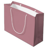 Braut Tribe Dusty Rose Hochzeit Große Geschenktüte (Rückseite Schrägansicht)