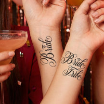 Braut Tribe Elegante Schrift