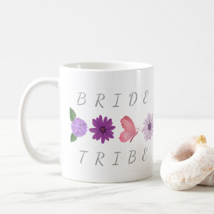 Braut Tribe Floral Braut Henne Geschenk  Kaffeetasse