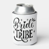 Braut Tribe Glitzerschrift Dosenkühler (Kanne Vorderseite)
