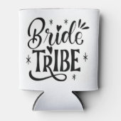 Braut Tribe Glitzerschrift Dosenkühler (Vorderseite)