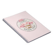 Braut Tribe individuelle Blumen Notizblock (Rechte Seite)