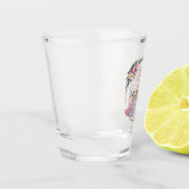 Braut Tribe Individueller Name Junggesellinnenabsc Schnapsglas (Links)