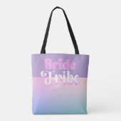 Braut Tribe Lila Tote Tasche (Rückseite)