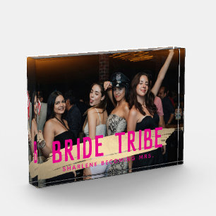 Braut Tribe Modern Chic Brautjungfern Geschenk And Fotoblock