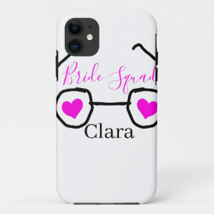 Braut-Trupp rosa schwarze Schwimmbrille Herz Braut Case-Mate iPhone Hülle