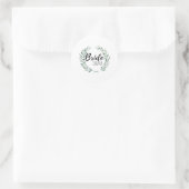 Braut-Truppe Runder Aufkleber (Tasche)