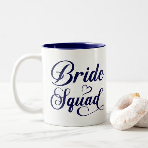 Braut-Truppe Zweifarbige Tasse