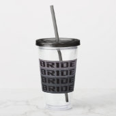 Braut-Tumbler Acryltrinkbecher (Links)