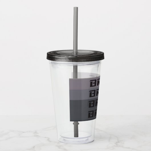 Braut-Tumbler Acryltrinkbecher (Vorderseite)